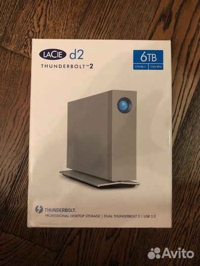 Жесткий диск Lacie 4-6TB d2 Thunderbolt/ USB