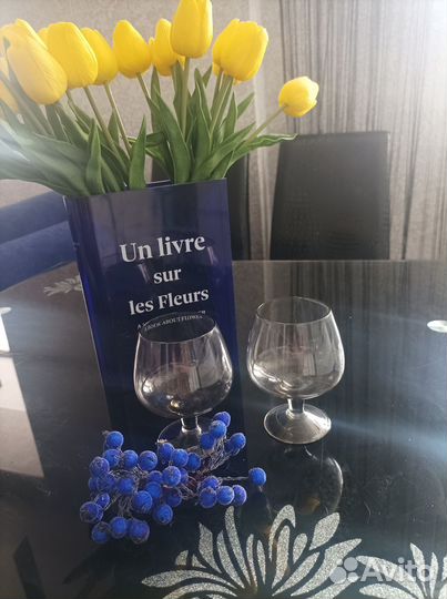 Бокалы стеклянные для коньяка и виски