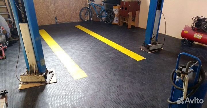 Пвх плитка в гараж