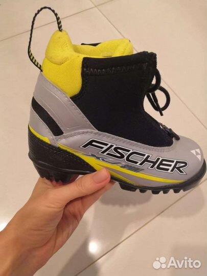 Лыжные ботинки fischer xj sprint silver