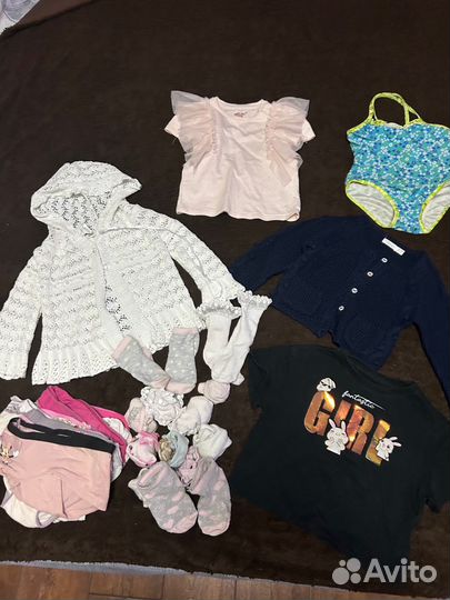 Вещи пакетом на девочку 92 98