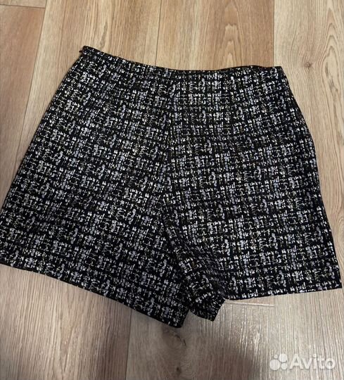 Твидовая юбка шорты