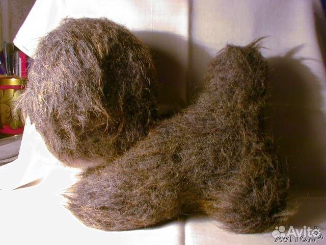 Собака собачка щенок игрушка плюш винтаж игра