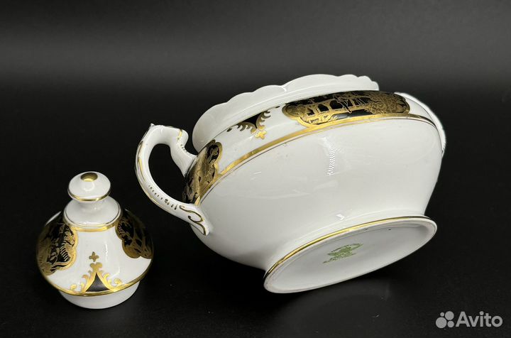 Винтажная сахарница из костяного фарфора, Англия