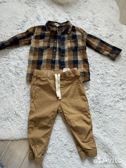 Рубашка и брюки для мальчика 86 H&M