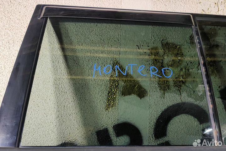 Стекло двери задней левой для Mitsubishi Montero 3