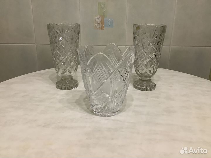 Ваза хрустальная СССР