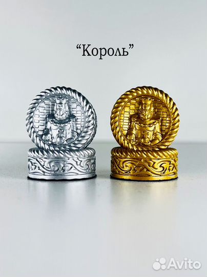 Фишки для игры нард, шашек, шахмат, ручной работы