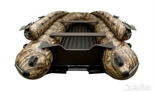 Лодка пвх sibriver хатанга JET LUX - 425 нднд лес