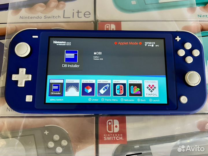 Nintendo switch lite прошитая чип (NEW)