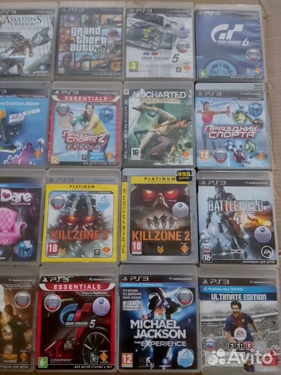 Коллекция из 20 лицензионных хитовых PS3 игр