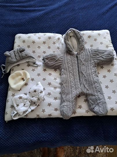 Детский конверт на выписку