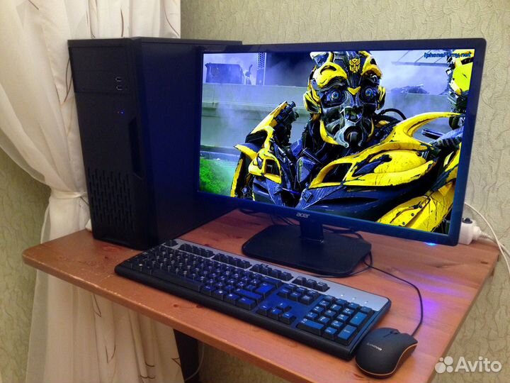 I5 3.2Гц (4-Ядра) 16-Оперативки, SSD + Монитор 24