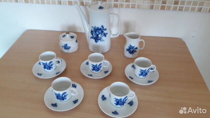 Сервиз кофейный Чехословакия 1970г