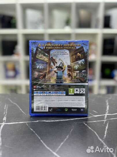Диск для PS4. Lego. Jurassic World