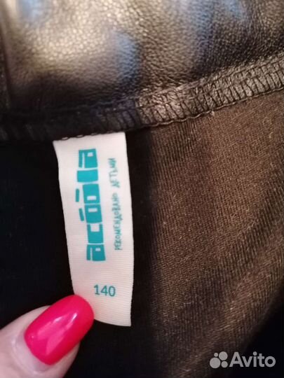 Кожаные шорты для девочки