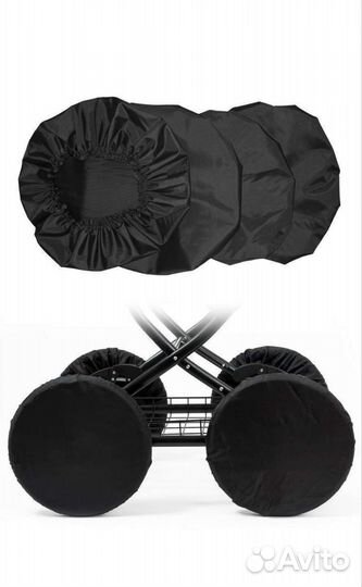 Чехлы на колеса коляски новые