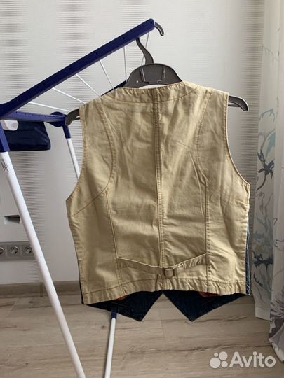 Джинсовая жилетка для мальчика 152 см