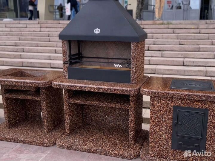 Печи барбекю, гриль, тандыр, зона барбекю