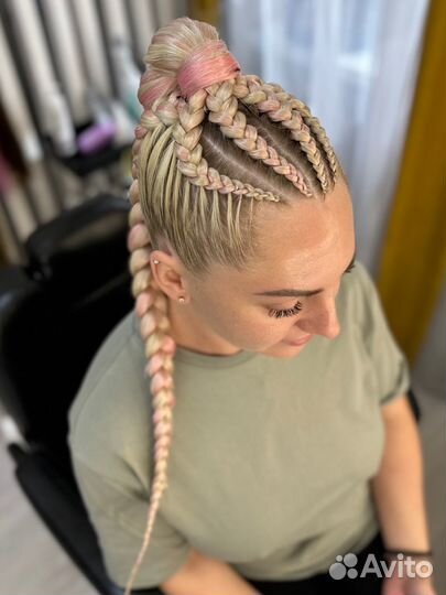 Косы с канекалоном Брейды Хвосты