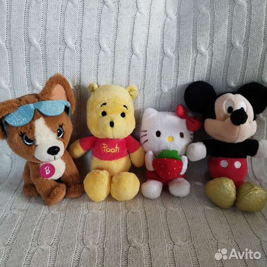 Мягкие игрушки герои Диснея, игровой набор