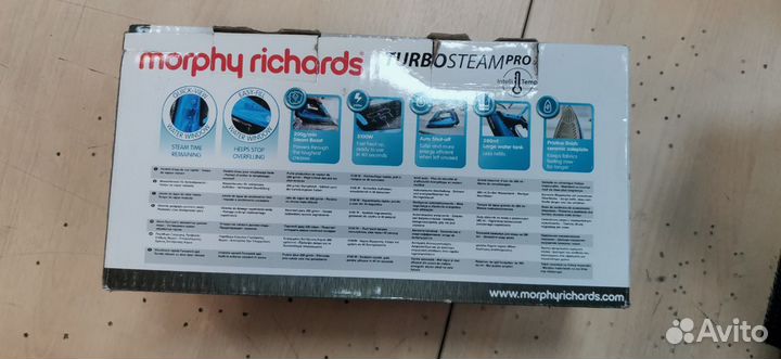 Утюг Morphy richards turbo steam pro