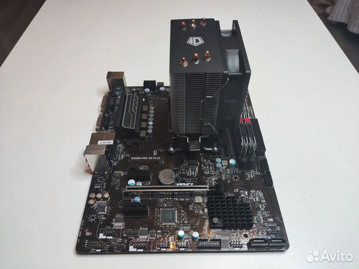 Комплект: Ryzen 3600, B350, 16Gb, кулер