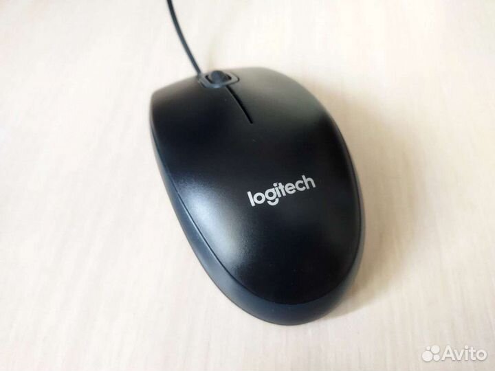 Мышь Logitech проводная