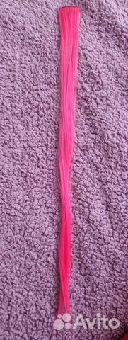 Цветные пряди на заколках