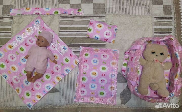 Новая Люлька-переноска ручной работы для игрушек