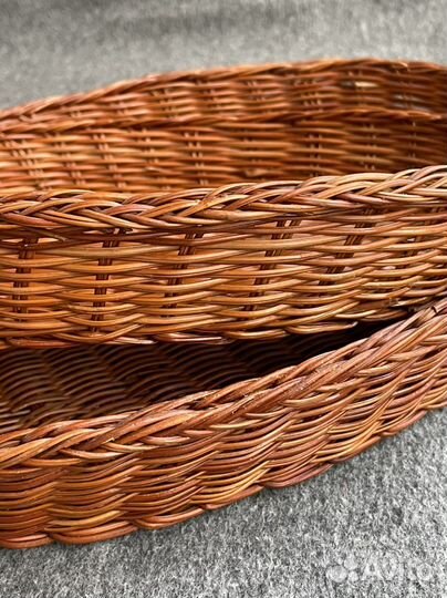 Плетеная тарелка