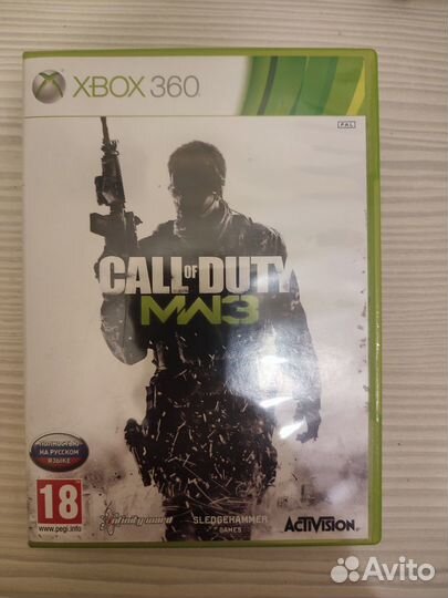 Диск Xbox 360 Call of duty modern warfare 3