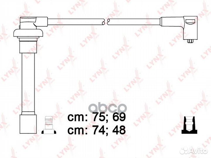 Провода высоковольт. ком/кт SPE3407 lynxauto