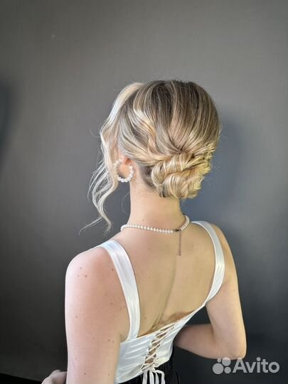 Прическа, укладка, свадебная прическа