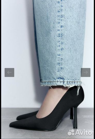 Туфли лодочки zara 40 размер