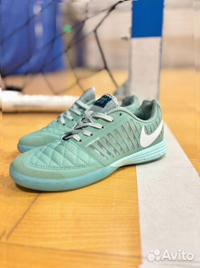 Футзалки Nike Lunar Gato2 Light Green детские