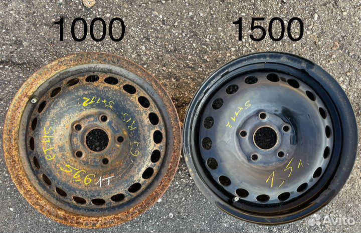 Железные диски R15 5x112