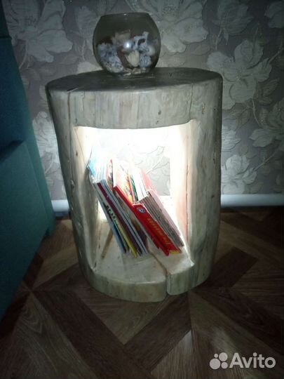 Пень интерьерный