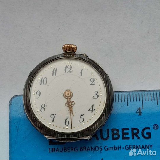 Антикварные серебряные часы Niel HF