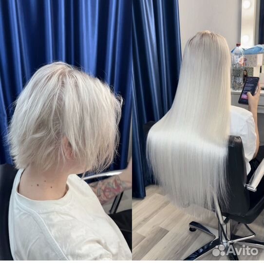 Приглашаю на наращивание волос модель