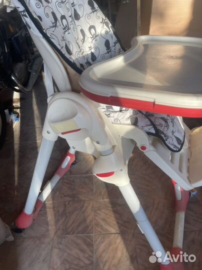 Стульчик для кормления chicco polly