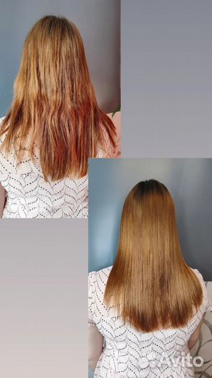 Модель кератиновое выпрямление