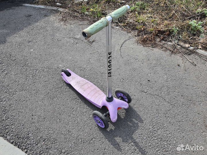 Самокат детский трехколесный бу