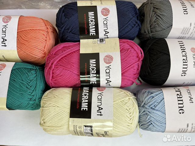 Пряжа yarnart macrame ярнарт макраме