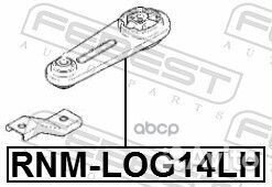 Подушка двигателя перед лев rnmlog14LH Febest