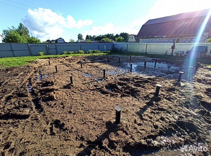 Винтовые сваи под ключ Фундамент на винтовых сваях