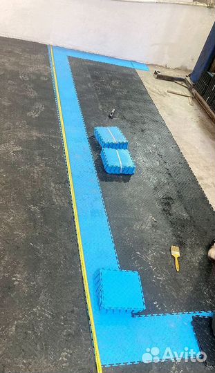 Модульные полы для гаража