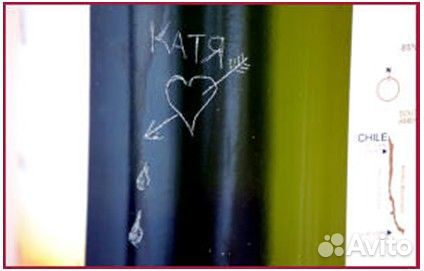 Карандаш резец пишет на стекле и металле