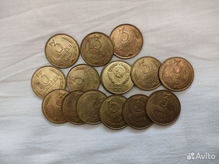 Монеты СССР копейки
