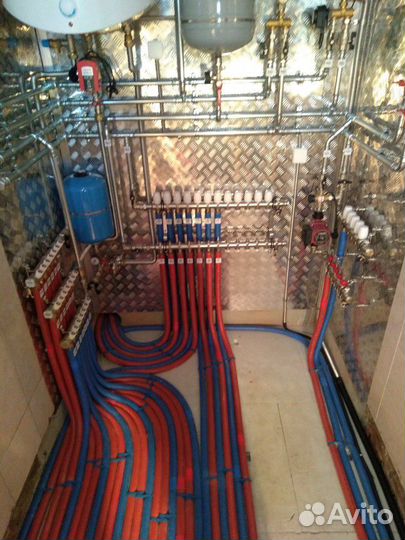 Водоснабжение, отопление, канализация,теплые полы